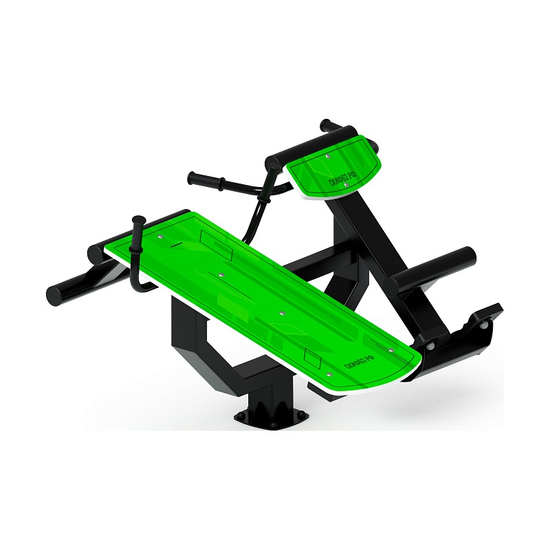 Гиперэкстензия+ лавка пресс (зеленый) СТ 038-12 