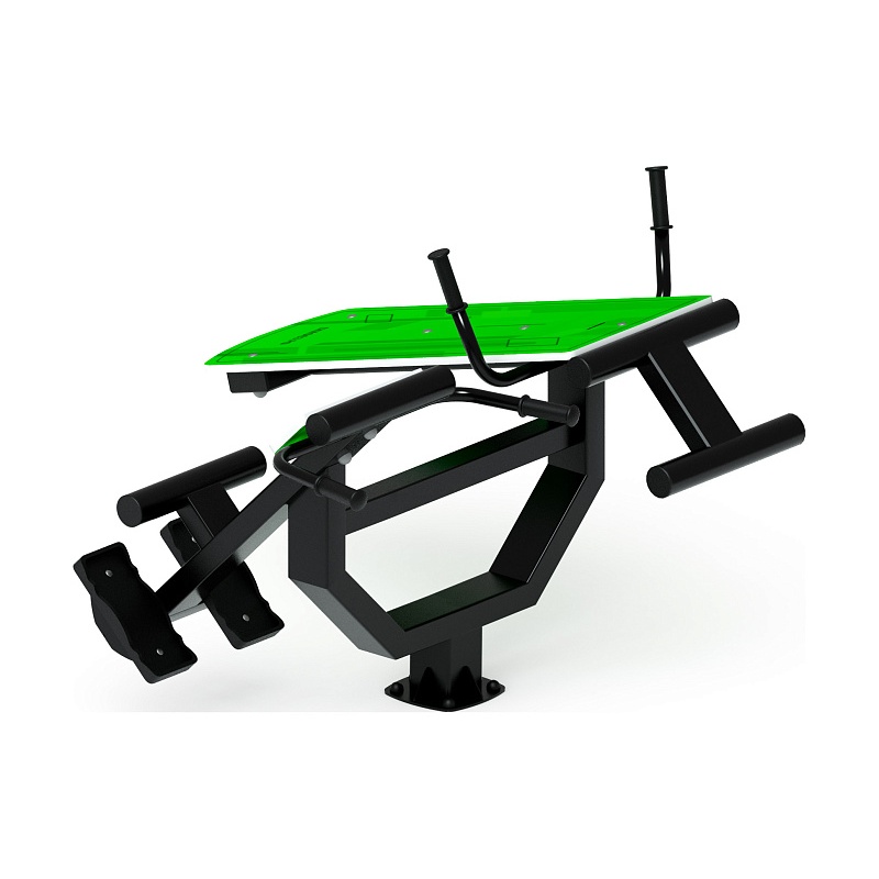 Гиперэкстензия+ лавка пресс (зеленый) СТ 038-12 от skifpro.kz - От официального дилера СКИФ в Казахстане. 