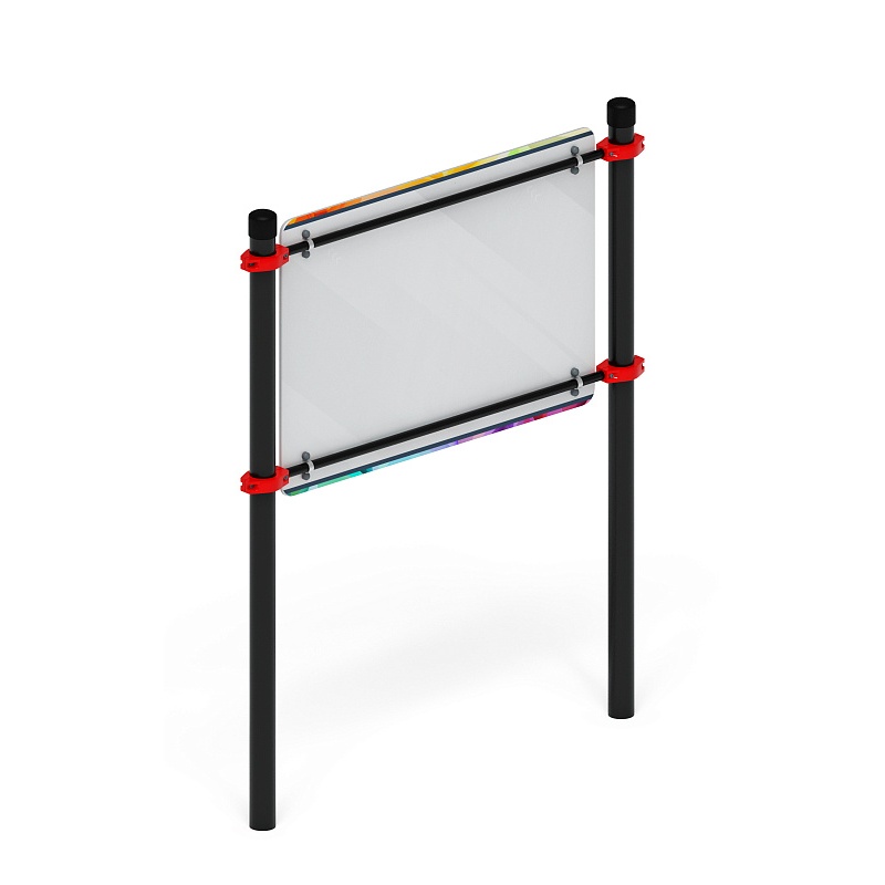 Воркаут 89. Информационная стойка (красный) ВТ 01.03-01 от skifpro.kz - От официального дилера СКИФ в Казахстане. 