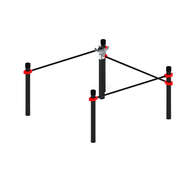 Воркаут 89.Комплекс для выполнения испытаний рывок  (красный) ВТ 01.09-01 по цене 459675 тенге, 