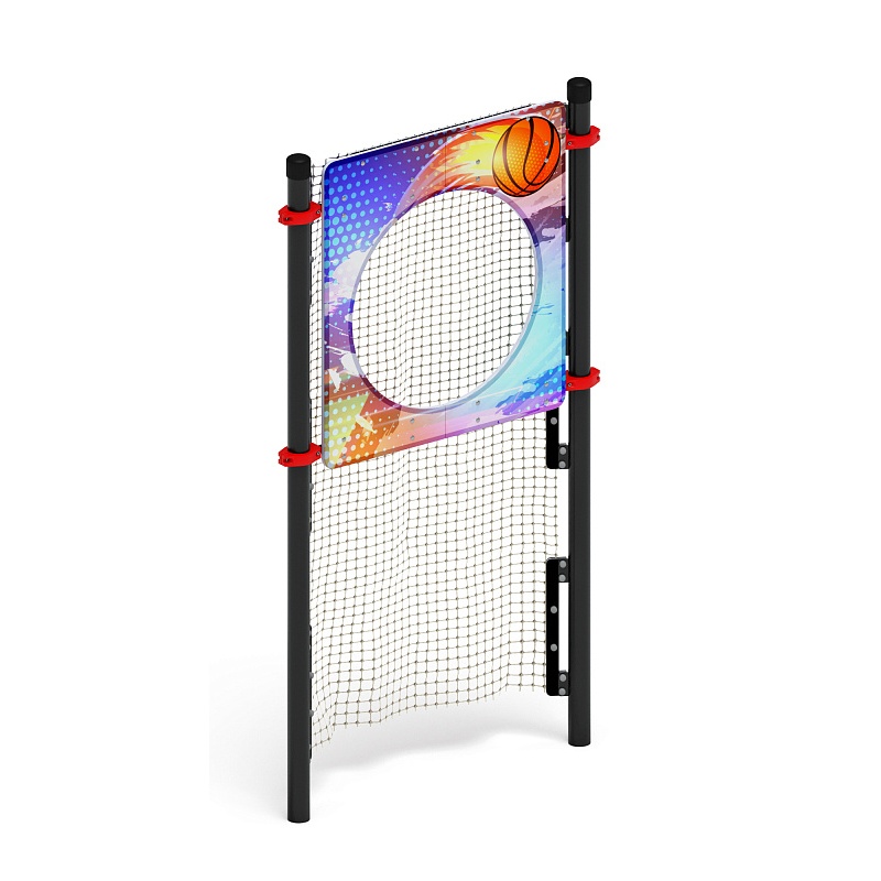 Воркаут 89. Мишень на стойках круглая  (красный) ВТ 01.12-01 