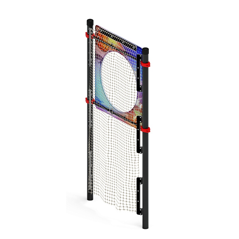 Воркаут 89. Мишень на стойках круглая  (красный) ВТ 01.12-01 - фото, описание, цена