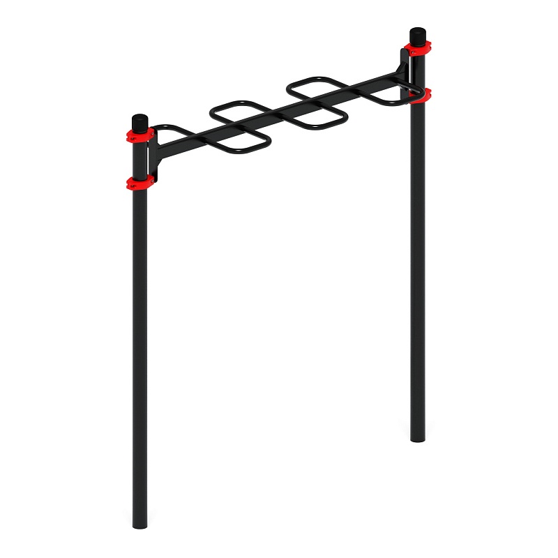 Воркаут 89. Рукоход (красный) ВТ 01.13-01