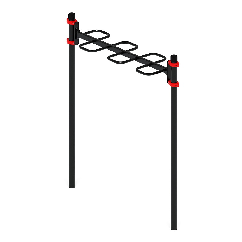 Воркаут 89. Рукоход  (красный) ВТ 01.13-01 по цене 349425 тенге, 