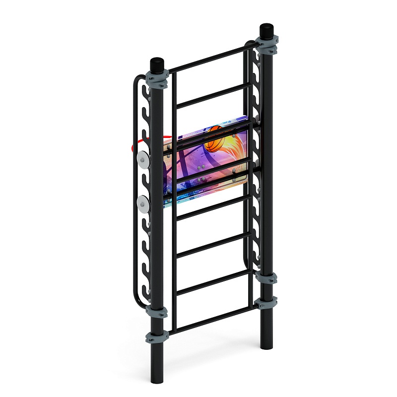 Воркаут 89. Баскетбольный щит переменной высоты (серый) ВТ 01.14-03 от skifpro.kz - От официального дилера СКИФ в Казахстане. 