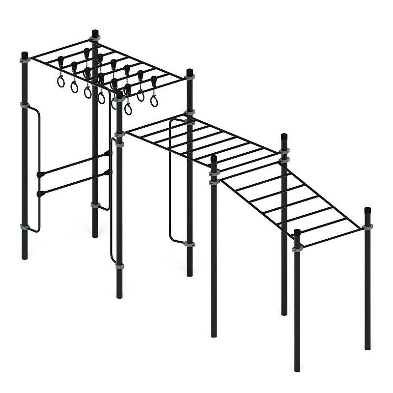 Воркаут 108. Рукоход с изменением высотый (серый) ВТ 02.06-03 по цене 2385675 тенге, 
