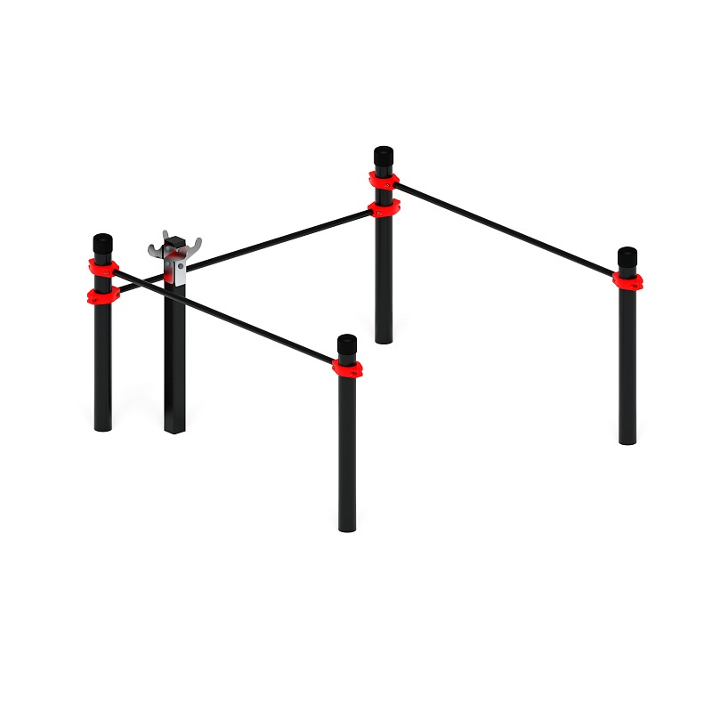 Воркаут 108.Комплекс для выполнения испытаний рывок  (красный) ВТ 02.09-01 от skifpro.kz - От официального дилера СКИФ в Казахстане. 