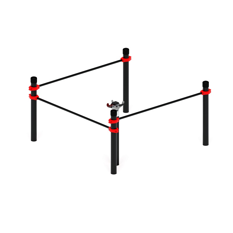 Воркаут 108.Комплекс для выполнения испытаний рывок  (красный) ВТ 02.09-01 - фото, описание, цена