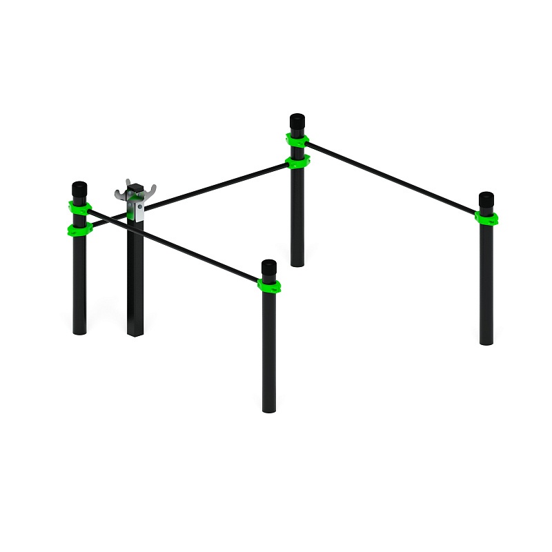 Воркаут 108.Комплекс для выполнения испытаний рывок  (зеленый) ВТ 02.09-02 от skifpro.kz - От официального дилера СКИФ в Казахстане. 